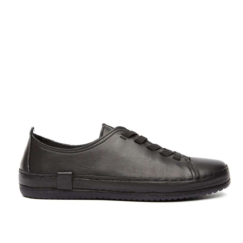 12906-black Кеды жен.кожа-кожа черный